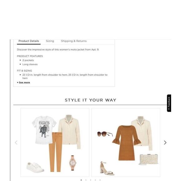 NWT Winter White Moto Jacket - Picture 8 of 8